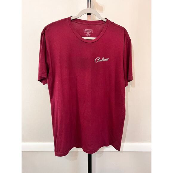 Pendleton Men’s Mission Trails Diamond Graphic Red Short Sleeve T-Shirt Size L - Picture 2 of 6